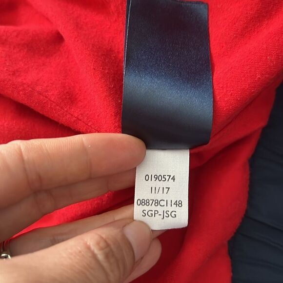 Tommy Hilfiger Men'S Blue Red Windbreaker  Waterproof Jacket Lrg - Picture 9 of 14